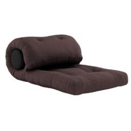 Fauteuil futon convertible WRAP couleur marron