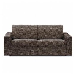 Canapé lit 2-3 places DREAMER convertible EXPRESS 120cm matelas 16 cm Tissu tweed fashion taupe