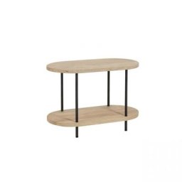 Table d'appoint DATOA Bois de manguier / Fer