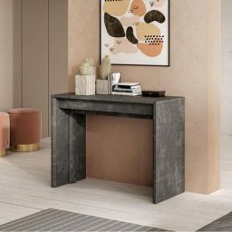 Ozzio MAXIMA Console extensible n Eco-bois Pierre