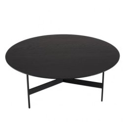 Table basse ronde DILA 78 cm / Pieds métal