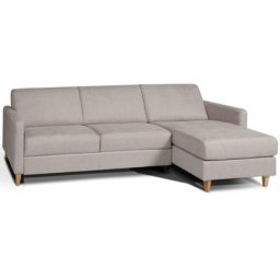 Canapé d'angle NORDIC 120 cm convertible EXPRESS couchage quotidien 16 cm
