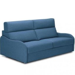 Canapé Convertible express AGATA 140 cm déhoussable matelas 14 cm Encombrement ouvert : 206 cm