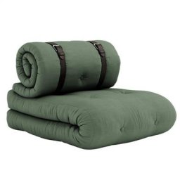 Fauteuil standard convertible BUCKLE-UP CHAIR couleur vert olive