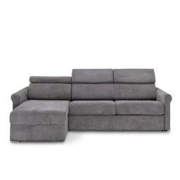 Canapé d'angle convertible EXPRESS VAUGIRARD couchage 160cm sommier lattes matelas 16cm