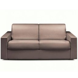 Canapé convertible NIGHT express 140 cm matelas 14 cm polyuréthane taupe