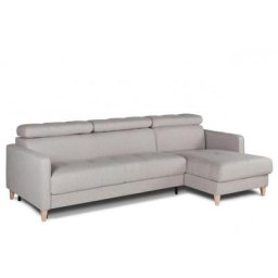 Canapé d'angle express GROENLAND matelas 16 cm sommier lattes 120 cm