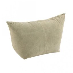 Pouf Vert CAROLINE en véritable Cuir