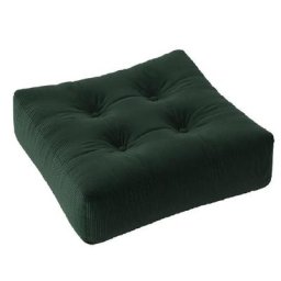 Pouf futon velours MORE POUF coloris algue marine