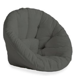 Fauteuil convertible NIDO OUT couleur gris fonce
