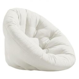Fauteuil futon standard convertible NIDO CHAIR couleur naturel