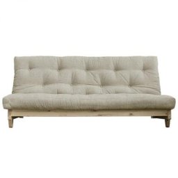 Banquette convertible FRESH pin tissu lin couchage 140*200 cm.