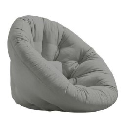 Fauteuil futon standard convertible NIDO CHAIR couleur gris