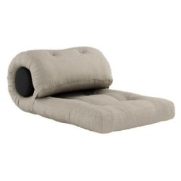 Fauteuil futon convertible WRAP couleur lin