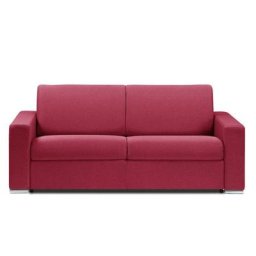 Canapé lit 2-3 places DREAMER convertible EXPRESS 120cm neo rouge matelas 16 cm