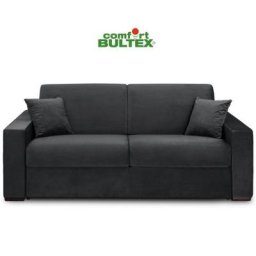 Canapé convertible express VOLOUTO matelas 160cm comfort BULTEX® 16cm sommier lattes