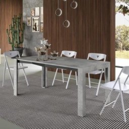 Console extensible ultra comptact SLIMMY Eco bois beton