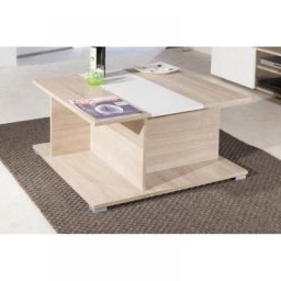 Table basse avec mini bar woody