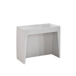 Table console extensible COSMIC blanc mat