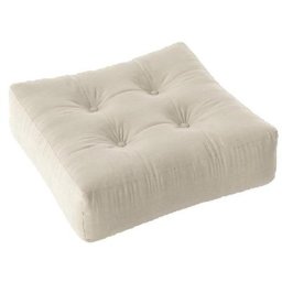 Pouf futon standard MORE POUF coloris beige
