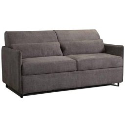 Canapé convertible EXPRESS 160cm JUMBO matelas mémory 20cm mémoire de forme lattes bois XL