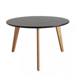 INNOVATION LIVING Table basse design scandinave NORDIC taille M coloris chêne noir
