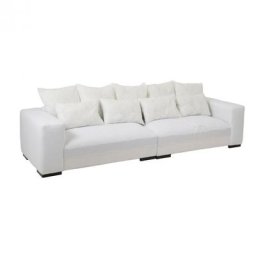 Canapé design modulable LITA 9 coussins XL Blanc