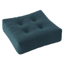 Pouf futon standard MORE POUF coloris bleu pétrole