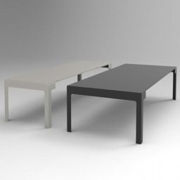 Console ULISSE acier composition 1 coloris gris ardoise gris tourterelle