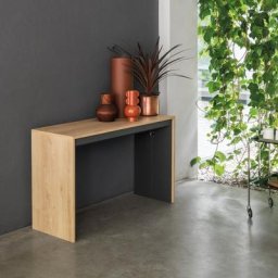 Table console extensible LEONARDO NATURAL oak