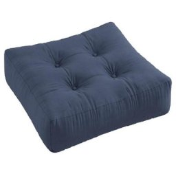 Pouf futon standard MORE POUF coloris bleu marine