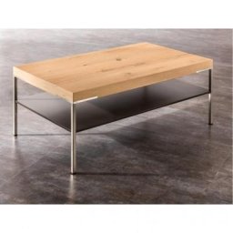 Table basse design ANZIO CHÊNE miel 110cm