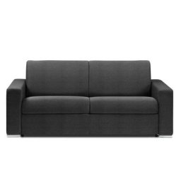 Canapé lit 2-3 places DREAMER convertible EXPRESS 120cm neo gris anthracite matelas 16 cm