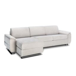 Canapé d'angle convertible express DIDEROT 160cm matelas 16cm pieds luge