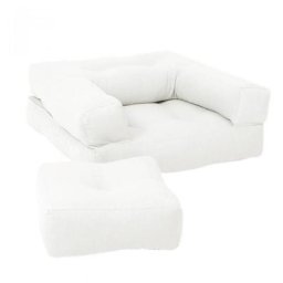 Fauteuil futon standard convertible MINI CUBE couleur naturel