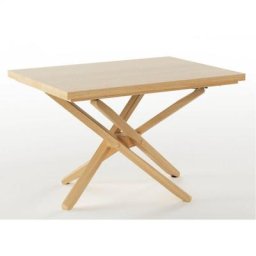 Table basse transformable SU & GIÙ Bois Wild Chêne Naturel