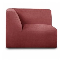 Module avec accoudoirs gauche pour Canape MOVE tissu Rouge Framboise
