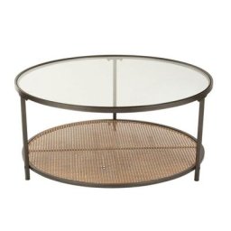 Table basse TAZZY Verre / Métal