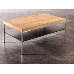 Table basse design ANZIO CHÊNE miel 75cm