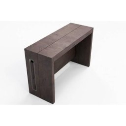 Table console extensible 10 couverts TOPAZ 120 cm vintage avec allonges intégrées