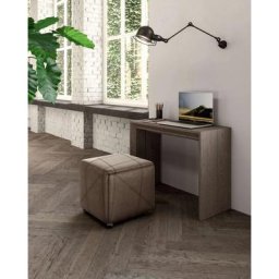 Console Extensible GOLIA 5 rallonges externes en bois de chêne Delhi