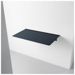 table de bureau pliante PLANA en aluminium coloris bleu