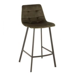 Chaise de Bar MILENA Vert Foncé