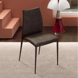 Lot de 2 chaises NEXUS en Eco-Cuir Fango