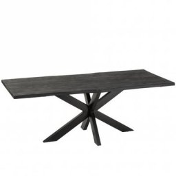 Grande Table à manger MILENA Manguier / Bois Noir