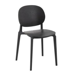 Chaise SHINY en Vernis / Noir