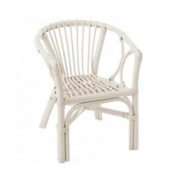 Chaise Enfant Filou Bambou / Rotin Blanc
