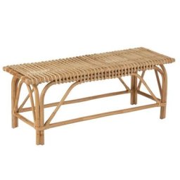 Banc ELINA en Bambou et Rotin