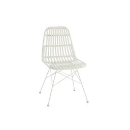 Chaise Jardin RAPH Métal Blanc