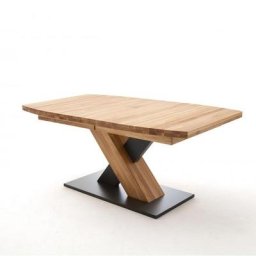 Table repas extensible MEUDON 180/270 x 90 cm chêne sauvage massif huilé